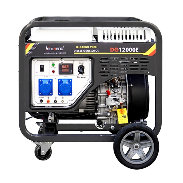 What makes an open frame air-cooled diesel generator different from other generators
