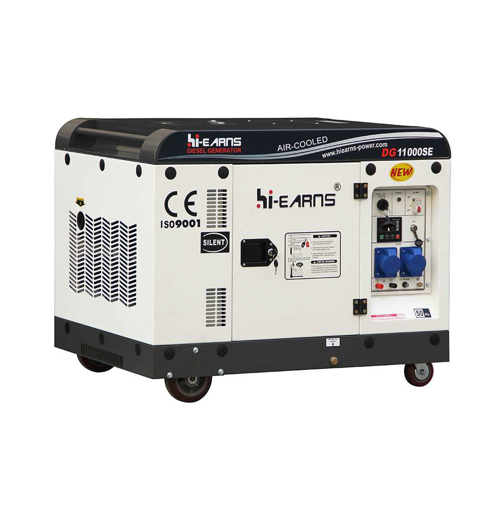 Safe Use of small diesel generator