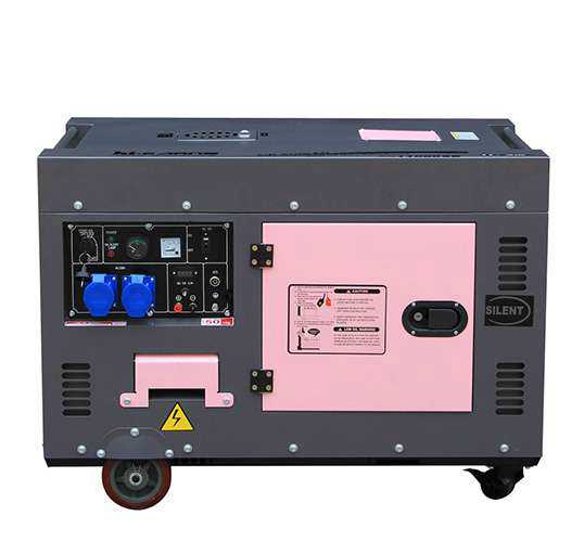What are the options for power output and displacement of Air-Cooled Diesel Generators?