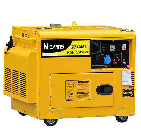 5KW silent diesel generator set portable diesel generator price