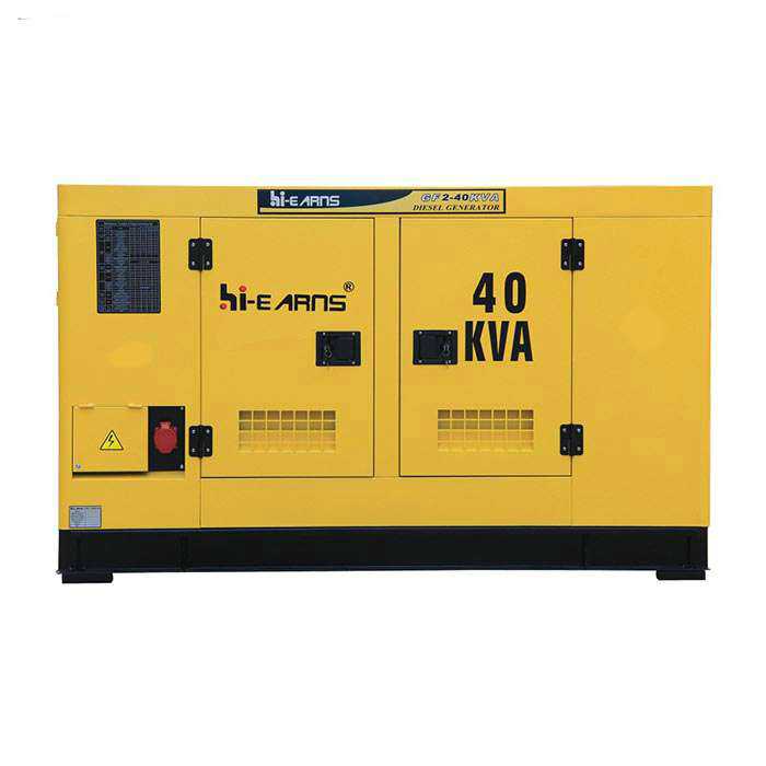 50KVA 40KW Soundproof Water cooled power plants diesel generator