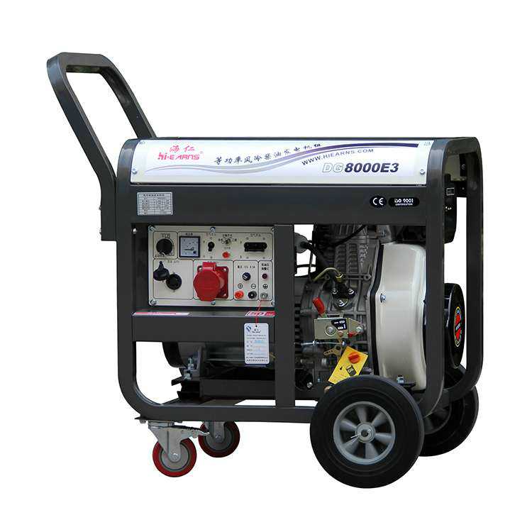 6KW diesel generator with equal power output for single and three phase voltage