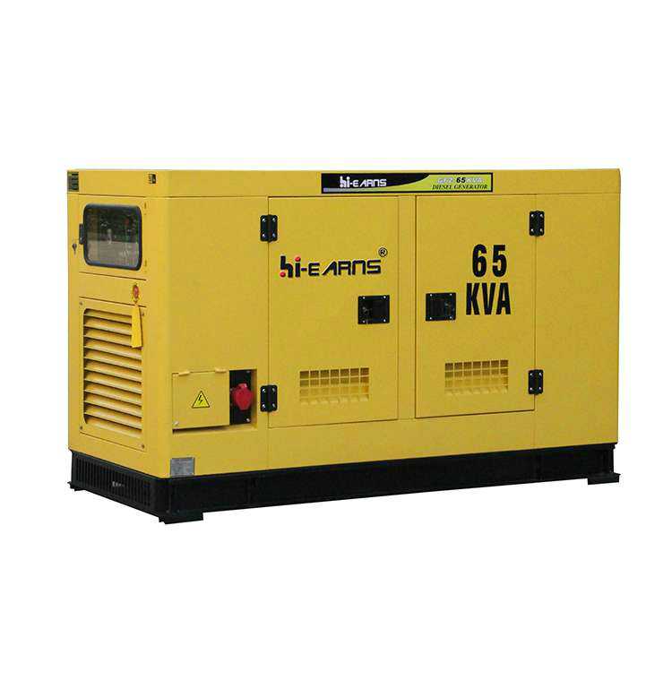 65KVA silent diesel generator