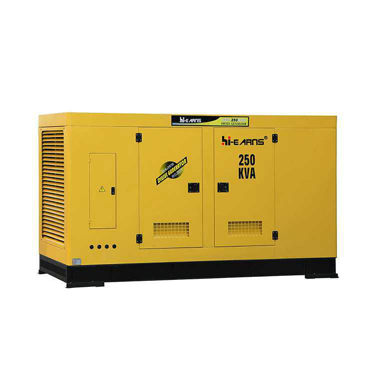 250KVA silent water cooled diesel generator