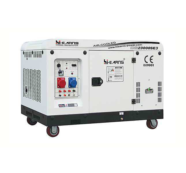 16kw DG23000SE Silent V-twin cylinder diesel generator 2V98