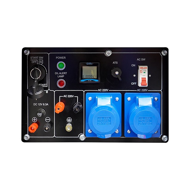 Generator diesel tipe terbuka Hiearns 10kw, menggunakan mesin diesel berpendingin udara 1105