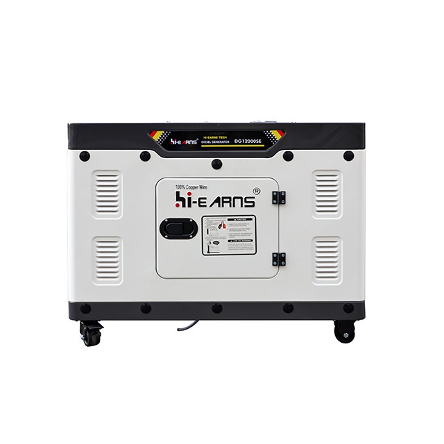 Generator diesel Hiearns 8KW, menggunakan mesin diesel satu silinder berpendingin udara HR1105