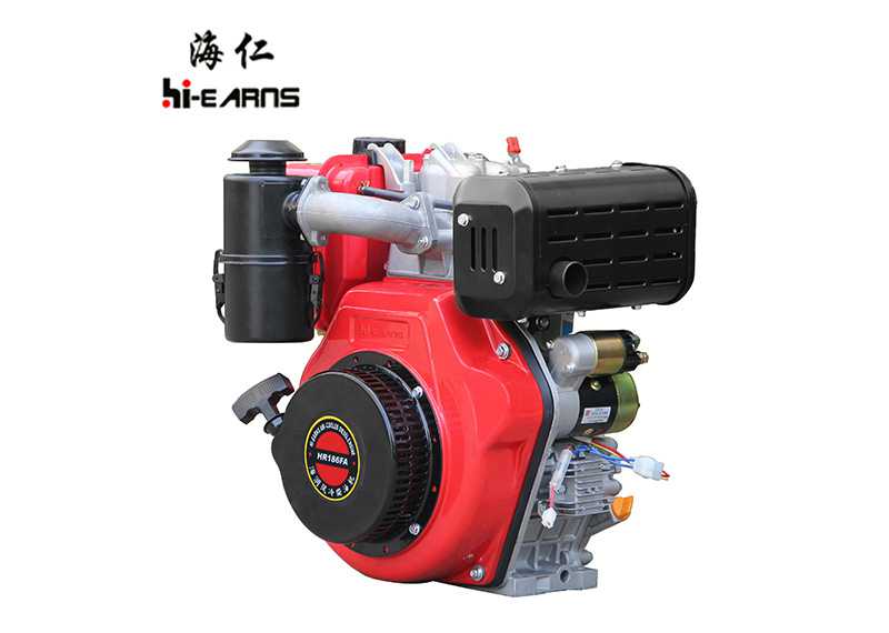 Single cylinder air-cooled diesel engine