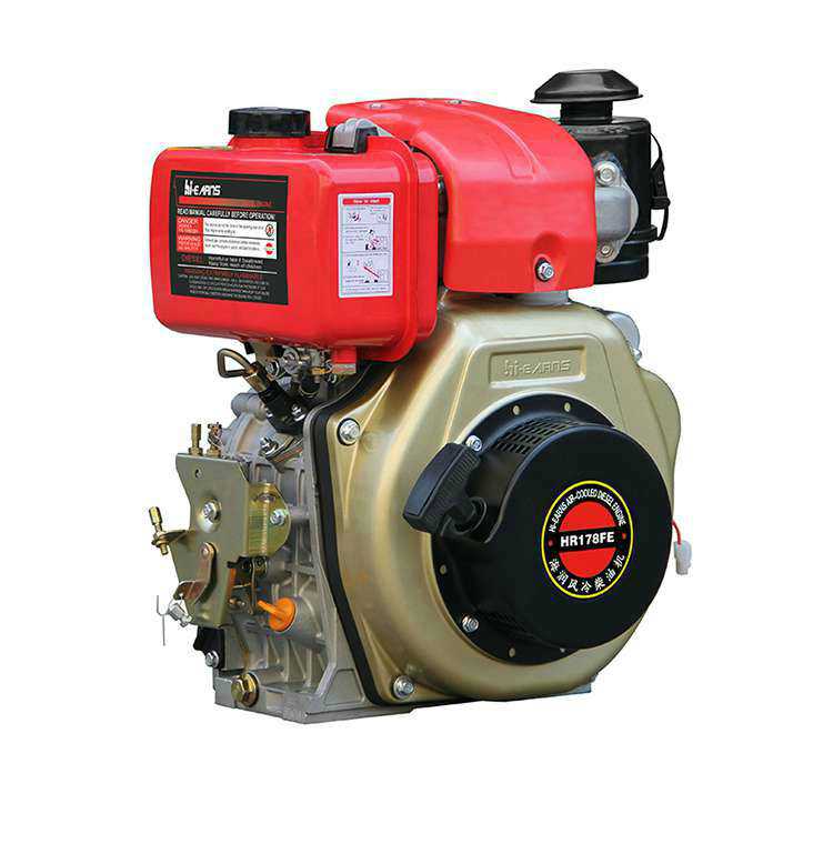 single-cylinder air-cooled diesel engine